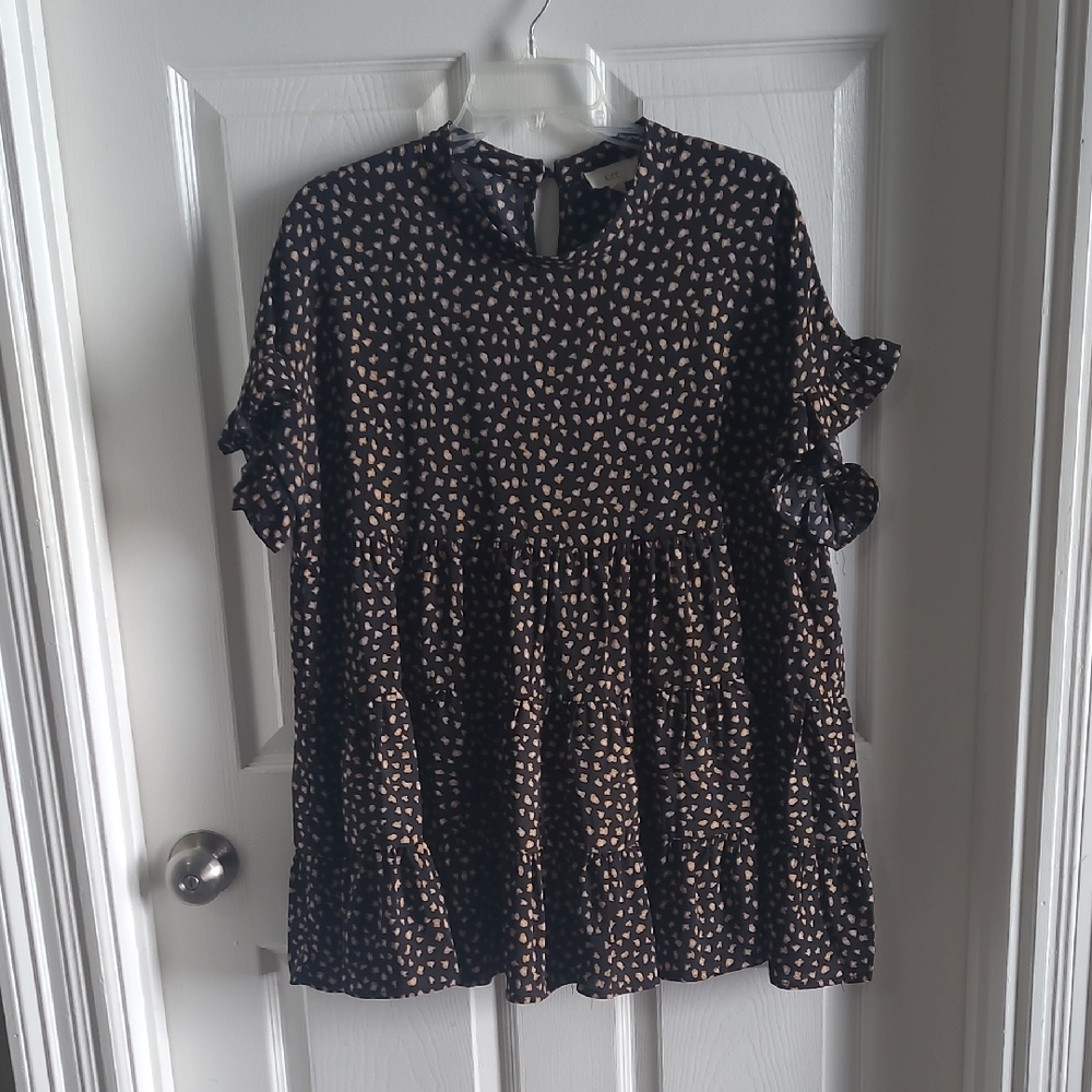 Stylish Black and White Kids Dress